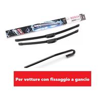 Coppia Spazzole Flat Tergicristallo Bosch Aerotwin Peugeot 307