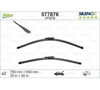 Spazzola tergicristallo VALEO Silencio Xtrm VF876, 750/650mm, Anteriore, 2 Pezzo