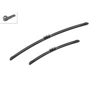 COPPIA SPAZZOLE TERGICRISTALLO BOSCH AEROTWIN ANTERIORE PER FORD E PEUGEOT