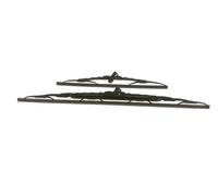COPPIA SPAZZOLE TERGICRISTALLO BOSCH TWIN SPOILER ANTERIORE PER CHEVROLE/NISSAN