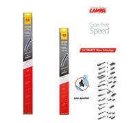 Coppia spazzole tergicristallo flat 58 48 cm per Jaguar XF 2008-4/2015