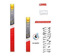 Coppia spazzole tergicristallo flat 65 45 cm per Bmw Serie 5 F07 Gran Turismo