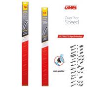 Coppia spazzole tergicristallo flat 70 65 cm per Ford C-Max II 3/2015 in poi