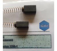 Coppia spazzole X Tosatrice Liscop pecore mucche cavalli carboncino 6 x 5 x h9