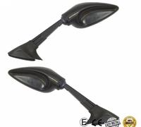 COPPIA SPECCHI FAR OMOLOGATO NERO DA CARENA PER YAMAHA TMAX 2008 2011