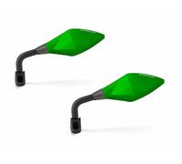 COPPIA SPECCHI RACE VERDE BARRACUDA