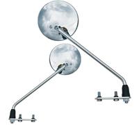 COPPIA SPECCHI RETROVISORI COMPATIBILE CON PIAGGIO VESPA 50 SPECIAL REVIVAL 1991 CROMATI