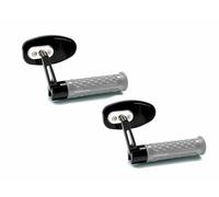 COPPIA SPECCHI SKIN-R BAR END NERI BARRACUDA UNIVERSALI