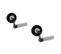 COPPIA SPECCHI SKIN-S/BAR END NERO BARRACUDA