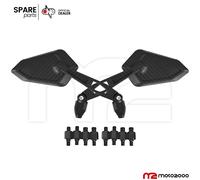 COPPIA SPECCHI SPECCHIETTI LATERALI STREET CARBON LOOK YAMAHA AEROX 50 100