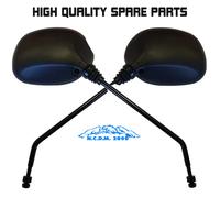 COPPIA SPECCHI SPECCHIETTI OMOLOGATI PIAGGIO APE 50 RST MIX 1999/2003