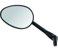 Coppia specchi specchietti retrovisori moto scooter neri alluminio omologati