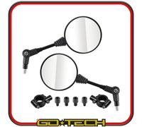 COPPIA SPECCHIETTI MANUBRIO MOTO CROSS ENDURO SPECCHI RETROVISORI REGOLABILI