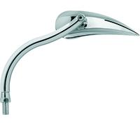 COPPIA SPECCHIETTI MOTO RETROVISORI SPECCHI IN METALLO CROMATI RAPTOR DA MOTO