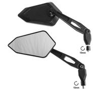 Coppia Specchietti Omologati Retrovisori Scooter Specchi Moto Sport Custom