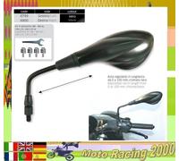 COPPIA SPECCHIETTI RETROVISORE APRILIA DORSODURO 750 SPECCHI MOTO MANUBRIO NERO