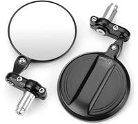 Coppia Specchietti Retrovisori Moto Scooter Omologato per Manubrio 7/8" 22mm