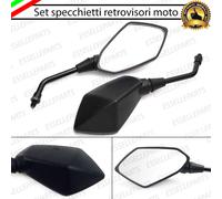COPPIA SPECCHIETTI RETROVISORI NERI PER BENELLI VELVET 250 MOTO SCOOTER M8 M10