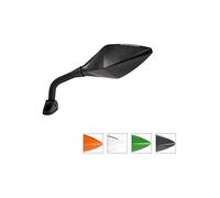 COPPIA SPECCHIETTI RETROVISORI RACE BIANCO BARRACUDA MOTO UNIVERSALI