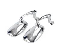 COPPIA SPECCHIETTI SPECCHI 8MM 10MM RETROVISORE DX+ SX CHOPPER BOBBER VULCAN Y01