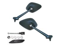 COPPIA SPECCHIETTI SPECCHI RETROVISORI OMOLOGATI IN ALLUMINIO + KIT COMPATIBILE CON YAMAHA TMAX 530 DX 2017 MOTO SCOOTER