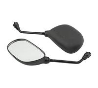Coppia Specchietti Specchio Retrovisore Scooter Ricambio Moto Naked Nero DX+SX