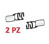 COPPIA SPECCHIETTI SUPPLEMENTARI ROULOTTE CARAVAN CAMPER SPECCHIO RETROVISORE