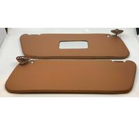 COPPIA SPECCHIETTO PARASOLE INTERNO MERCEDES W108 280 S 280 SE COLORE COGNAC