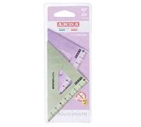 Coppia squadre 45°-60° 12 cm