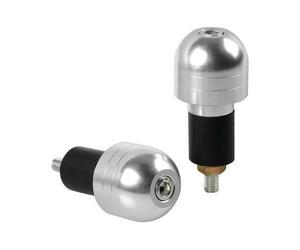 Coppia stabilizzatori end-2 manubrio moto 17-23mm - Alluminio