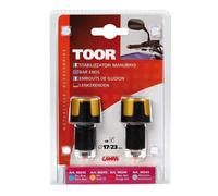 COPPIA stabilizzatori universali - ORO LAMPA Per manubri con foro da Ø 17 a 23 m