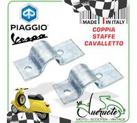 COPPIA STAFFE PIASTRA CAVALLETTO VESPA 50 SPECIAL N L R 90 125 PRIMAVERA PIAGGIO