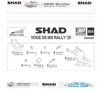 COPPIA STAFFE SHAD PER VALIGIE LATERALI VOGE DS 800 RALLY 2025, 2026