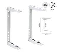 Coppia staffe special a sospensione per installazione a soffitto - bracci 45 cm