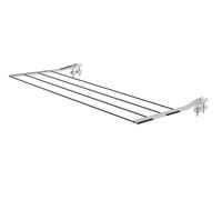 Coppia Staffe Stendino Stendibiancheria da Ringhiera Ribaltabile 70 cm