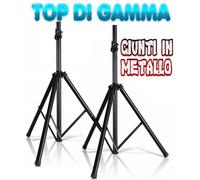 COPPIA STATIVI CASSE ACUSTICHE TREPPIEDE SUPPORTO CAVALLETTO PROFESSIONALE METAL