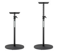 Coppia Stativi Supporti Base Rotonda Cassa Acustica Studio Monitor Regolabile