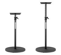 Coppia Stativi Supporti Base Rotonda Cassa Acustica Studio Monitor Regolabile