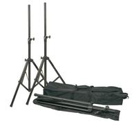 COPPIA STATTIVI PROFESSIONALI PER CASSE ACUSTICHE TREPPIEDI SUPPORTI con borsa