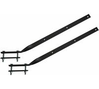 COPPIA STENDIBIANCHERIA FERRO BRACCIO SUPPORTO BALCONE CM.60 MOD.ROBUSTO