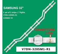 COPPIA STRISCE LED PER TV SAMSUNG 32" V7DN-320SM1-R1 BN96-43667A LM41-00420A
