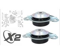 COPPIA SUPPORTI MOTORE BILATERALI DX SX PANDA 169 4X4 1.1 1.2 1.3 MJET DAL 2003