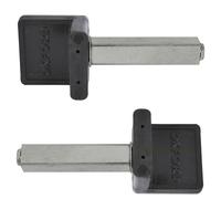 Coppia supporti paddock posteriori Oxford coppe a L di ricambio (quadrate)...