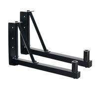 Coppia di Supporti da Parete Pronomic WSM-2 per Casse PA e HiFi (2 pezzi nel set, adatti per casse con flangia da 35 mm, orientabili orizzontalmente, robusti, in metallo) nero