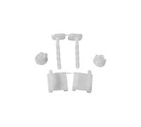 Coppia supporti per copriwater in Pvc con viti in plastica