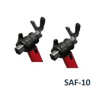 Coppia supporti universali a forchetta "v-shape adapter" saf-10 per cavalletto