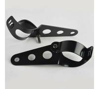 Coppia Supporto Fissaggio Per Faro Moto 28 A 38 Mm - NUOVO - FRANCIA - UNIVERSEL