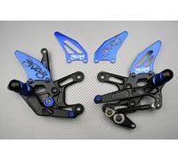 Coppia Supporto Pedane Arretrate AVDB Blu per BMW S1000 RR / S1000RR 2025 - X