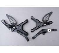 Coppia Supporto Pedane Arretrate AVDB Nero per BMW S1000 RR / S1000RR 2025 - X
