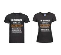 Coppia T-shirt nero mi dispiace ma sono già impegnato/a con un Ragazzo/a pazzesc